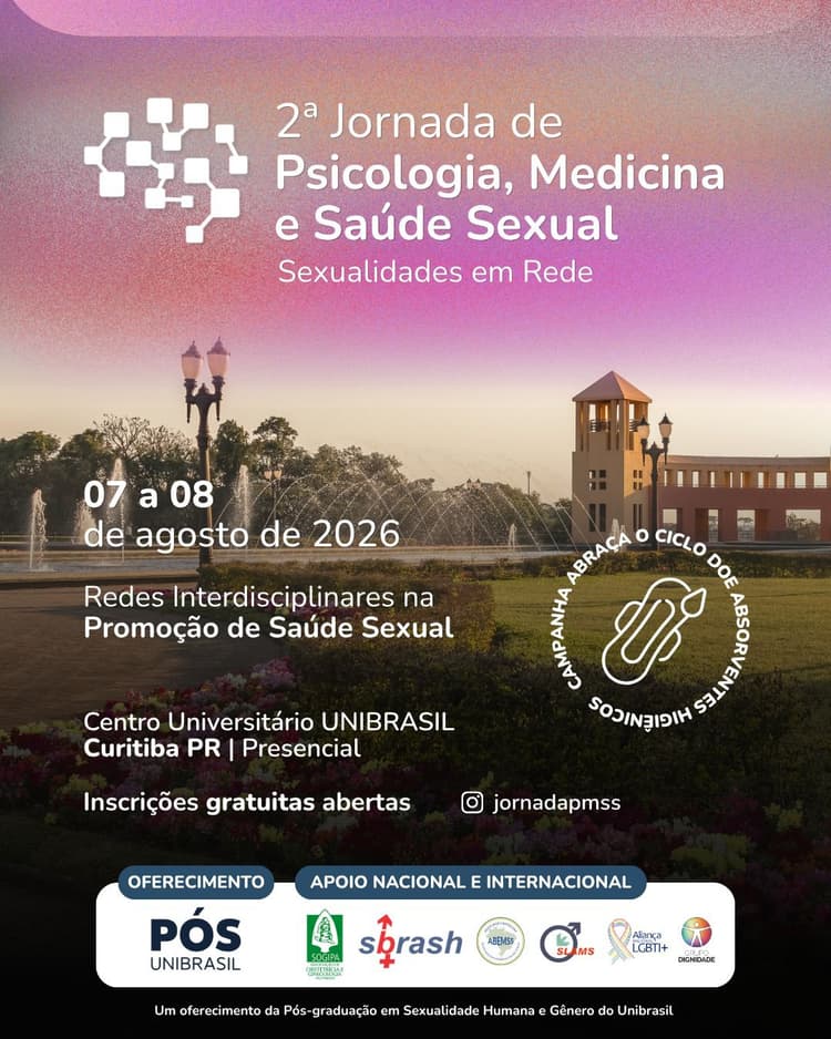Divulgação: 2ª Jornada de Psicologia, Medicina e Saúde Sexual