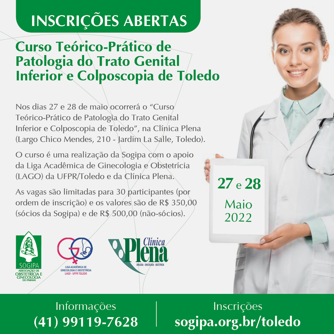 SOGESP - Curso de Laser, RF e US – HIFU no Trato Genital Inferior